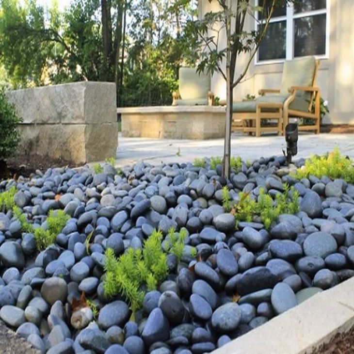 Multicolor Walkway River Stone