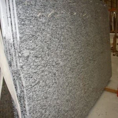 Spray White Granite Slab