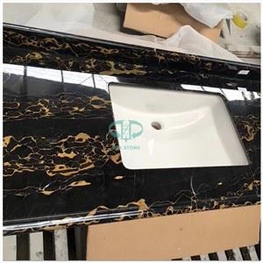 Nero Portoro Mramor Vanity Top