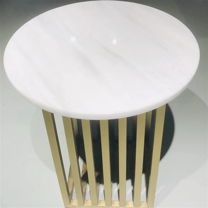 Marble White Round Table