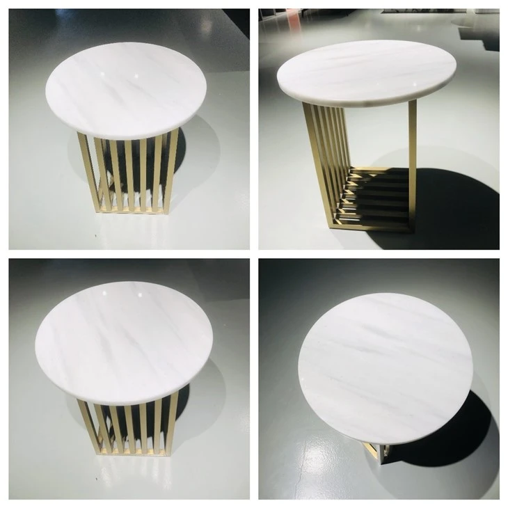 Marble White Round Table