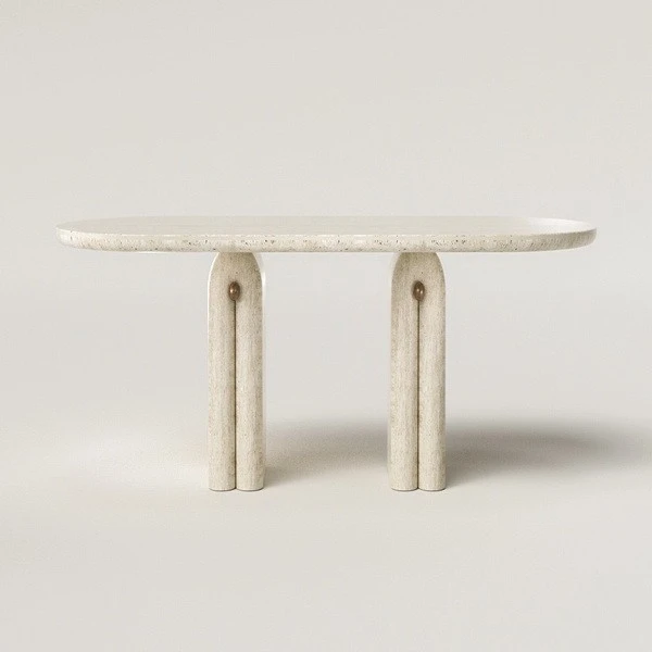 Travertine Dining Table 2